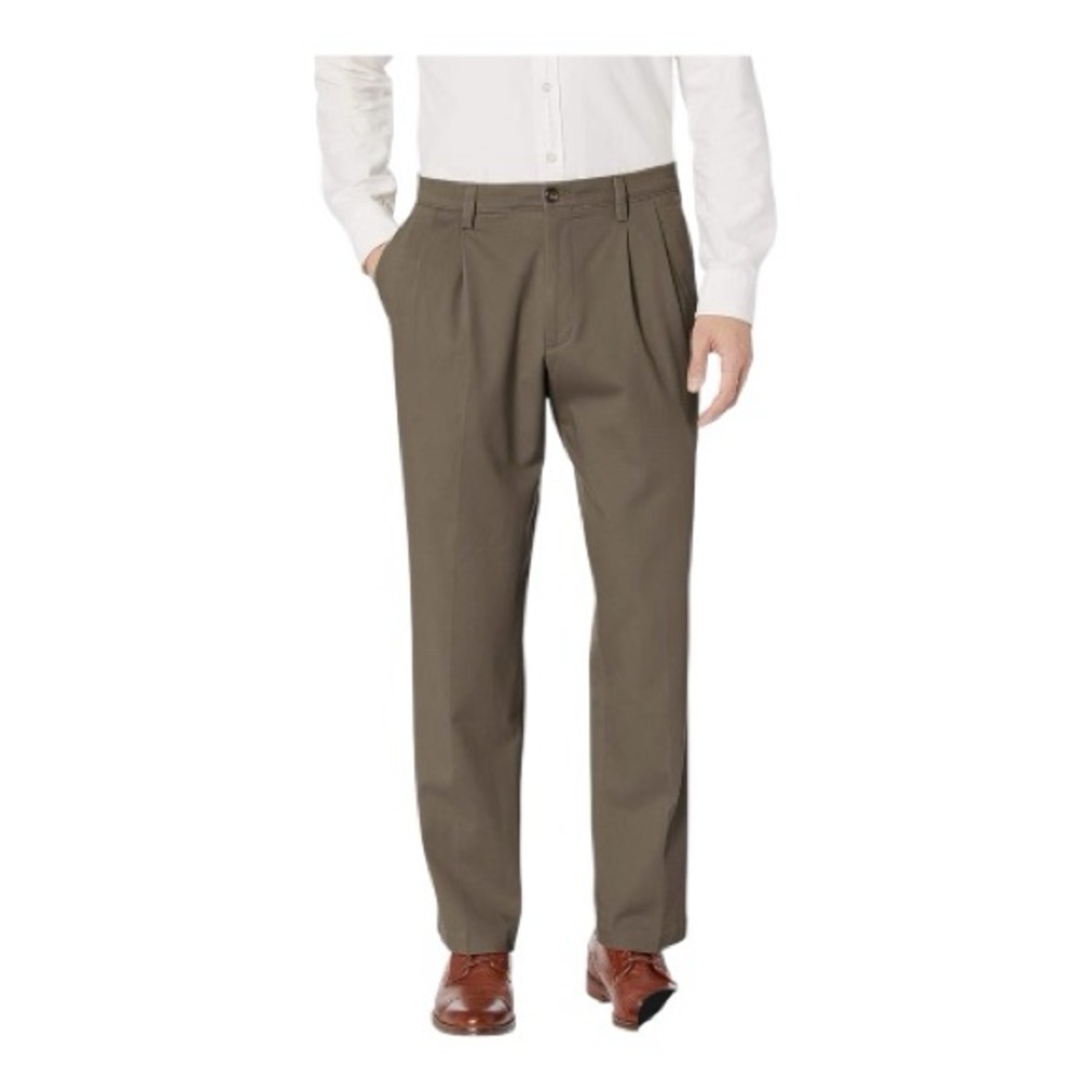 Dockers Men's Easy Khaki Brown Dress Pants